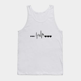 The Heart Beats With Love Tank Top